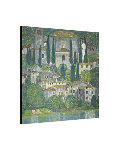 Church In Cassone – Landscape With Cypresses by Gustav Klimt