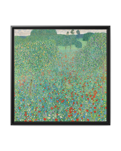 Blühender Mohn Mohnwiese (1907) by Gustav Klimt