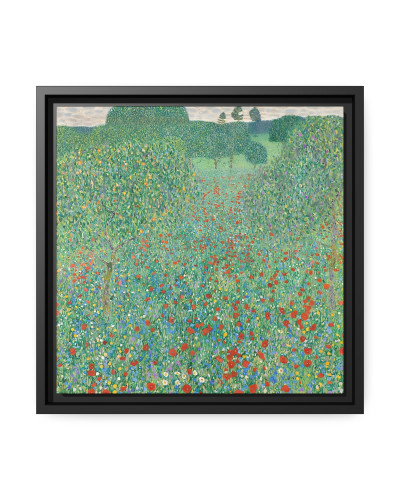 Blühender Mohn Mohnwiese (1907) by Gustav Klimt