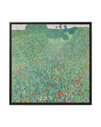 Blühender Mohn Mohnwiese (1907) by Gustav Klimt