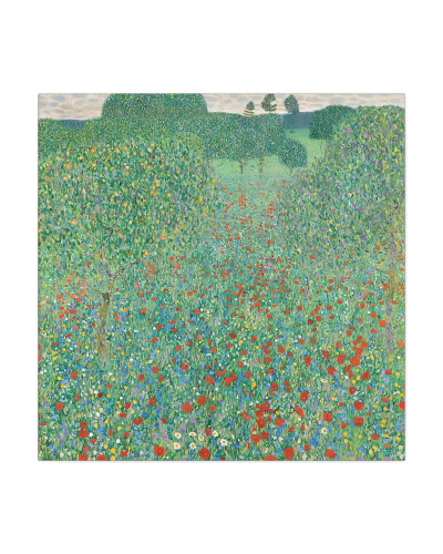 Blühender Mohn Mohnwiese (1907) by Gustav Klimt