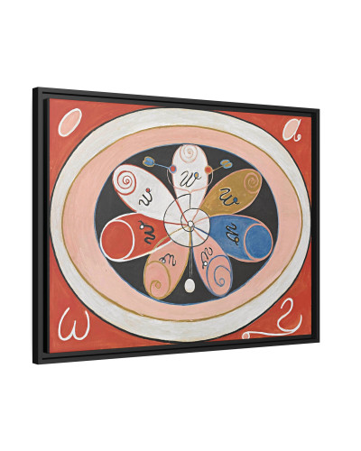 Evolution, No. 15, Group IV, The Seven-pointed Stars (1907) by Hilma af Klint