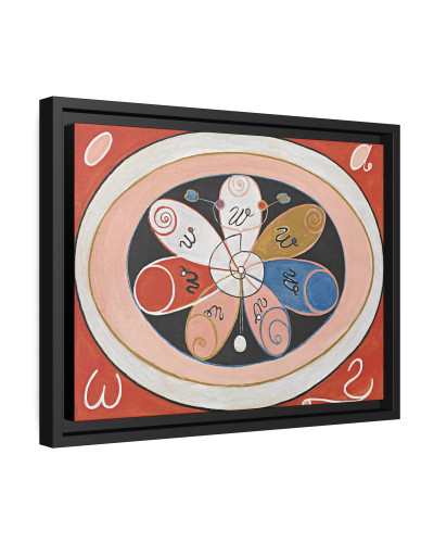 Evolution, No. 15, Group IV, The Seven-pointed Stars (1907) by Hilma af Klint