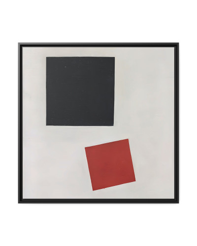 Black Square and Red Square (1915) by Kazimir Malevich