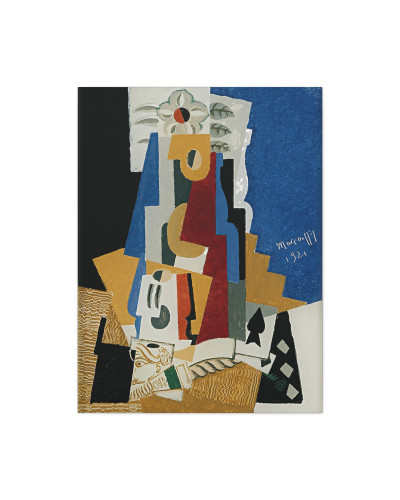 Nature Morte À L’as De Pique (1921) by Louis Marcoussis