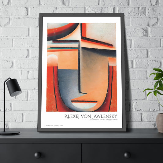 Abstract Head Tragic (1928) by Alexej von Jawlensky  / Affiche Encadrée série ART's Collection