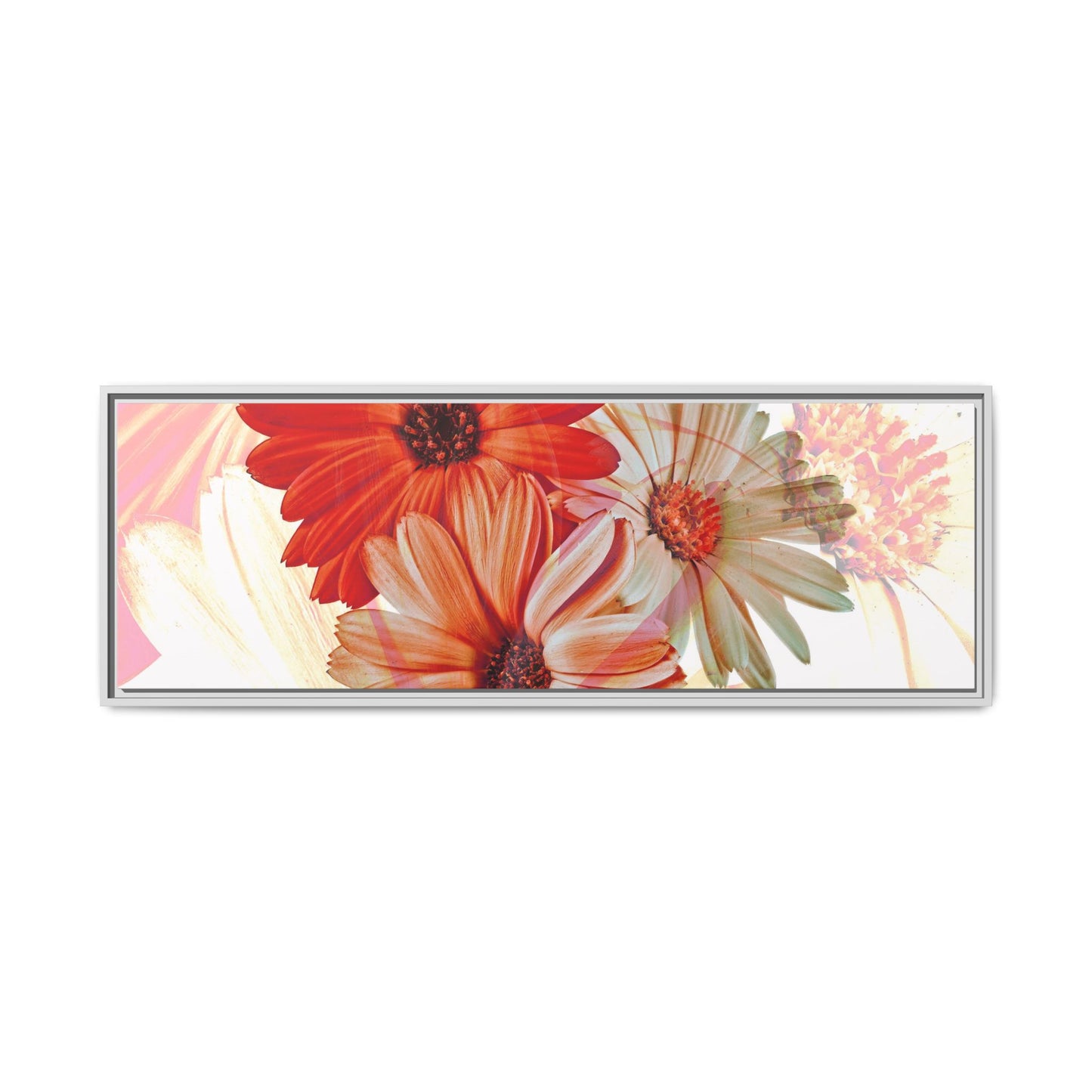 Collection Signature "FLORAL Numéro 18" sur Toile encadrée avec caisse américaine