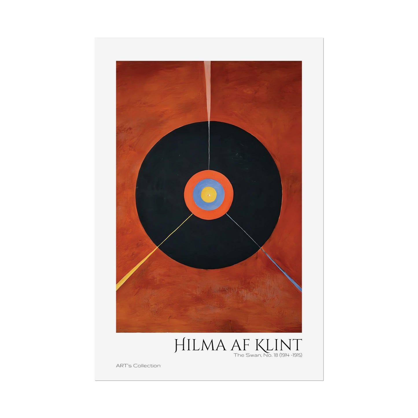 The Swan, No. 18 (1914 -1915) by Hilma af Klint  / Affiche imprimée - Série ART's Collection