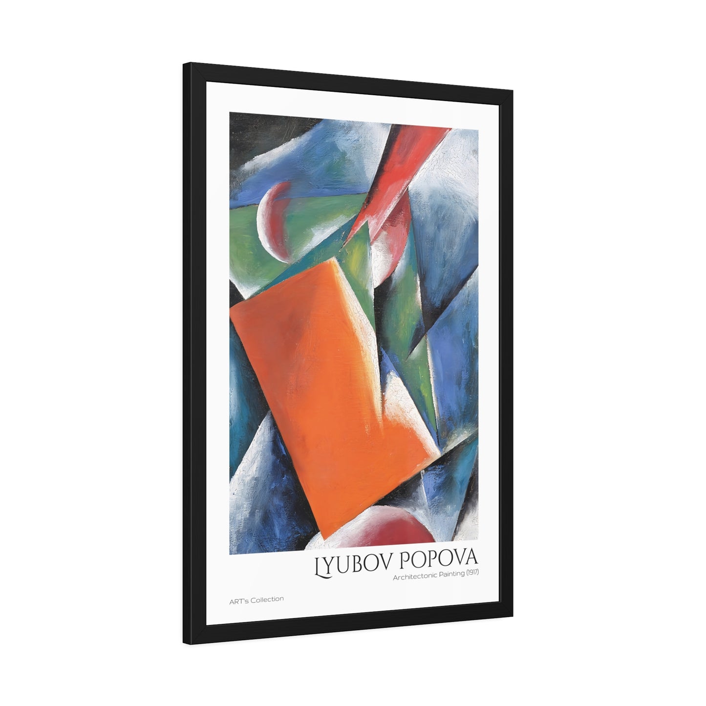 Architectonic Painting (1917) by Lyubov Popova  / Affiche Encadrée série ART's Collection