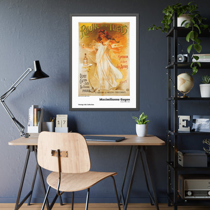 Rhum Des Ilets (1880-1900) by Maximilienne Guyon / Affiche Encadrée Série Vintage Ads Collection