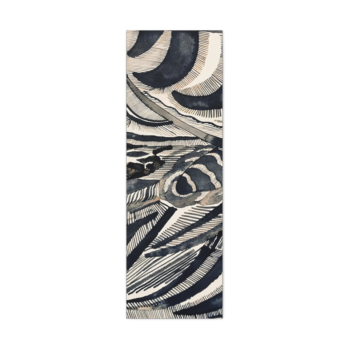 Landschaft (1918)  by Otto Freundlich  / Reproduction Fine Art sur Toile / Epaisseur 3.2 cm - 1.25 inch