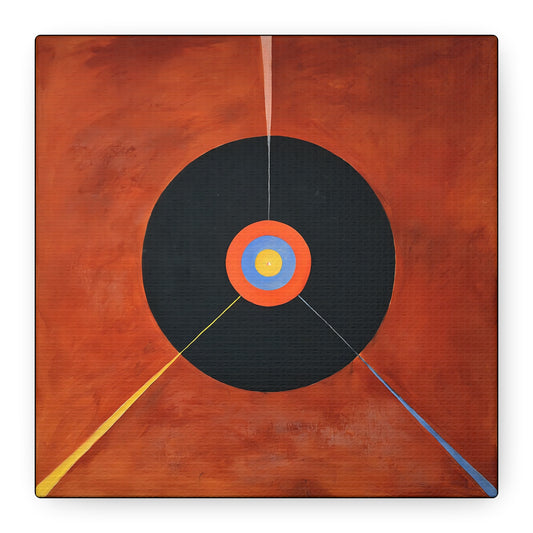 The Swan, No. 18 (1914 -1915) by  Hilma af Klint / Reproduction Fine Art sur Toile / Large Epaisseur 3.2 cm - 1.25 inch