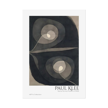 Spiral Screw Flowers I (1932)  by Paul Klee / Affiche imprimée - Série ART's Collection