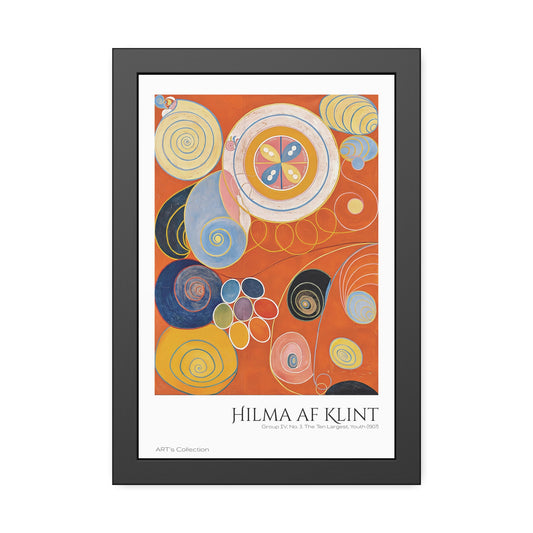 Group IV, No. 3. The Ten Largest, Youth (1907) by Hilma af Klint  / Affiche Encadrée série ART's Collection