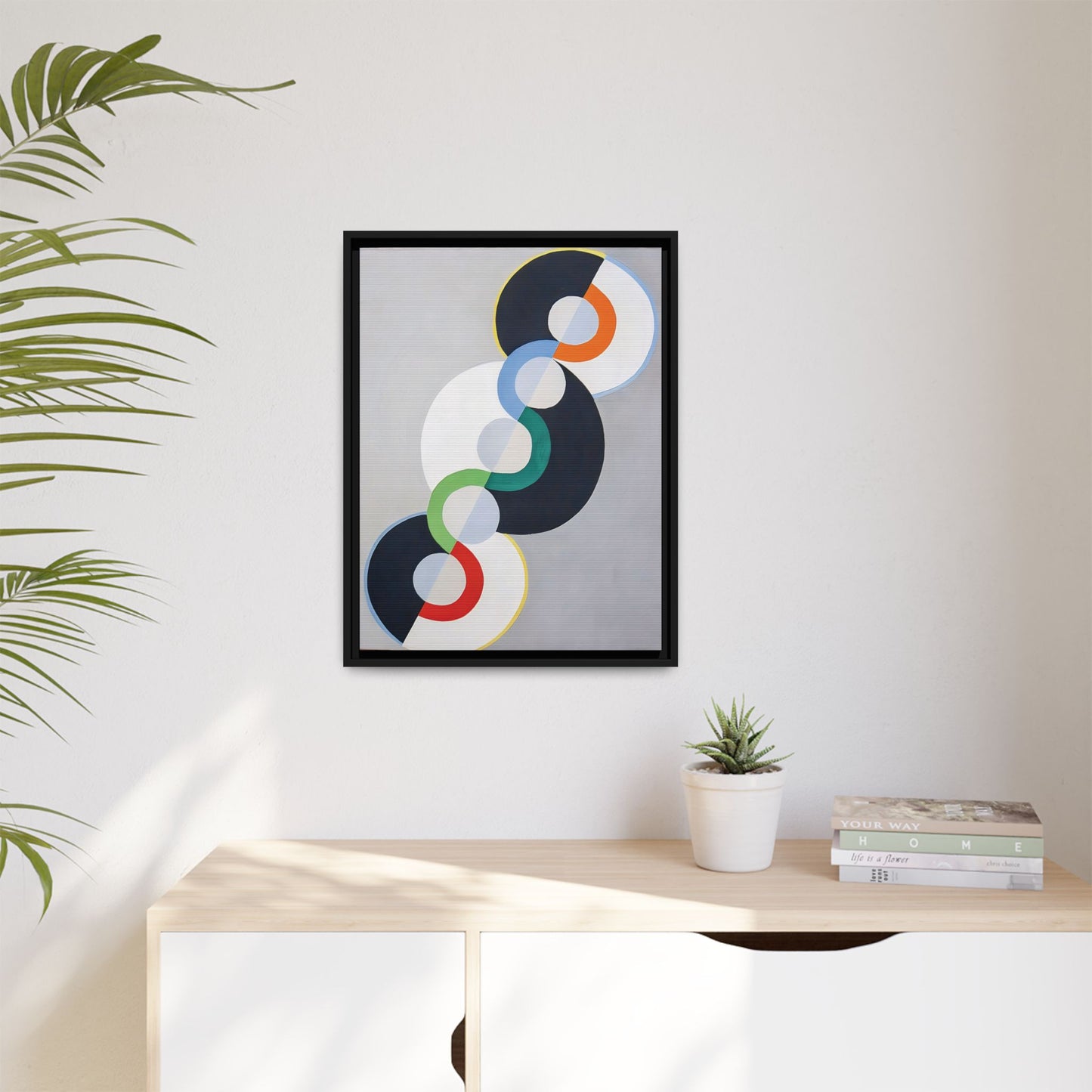 Endless Rhythm by Robert Delaunay  / Toile encadrée sur caisse américaine