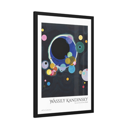 Several Circles (1926) by Wassily Kandinsky / Affiche Encadrée série ART's Collection