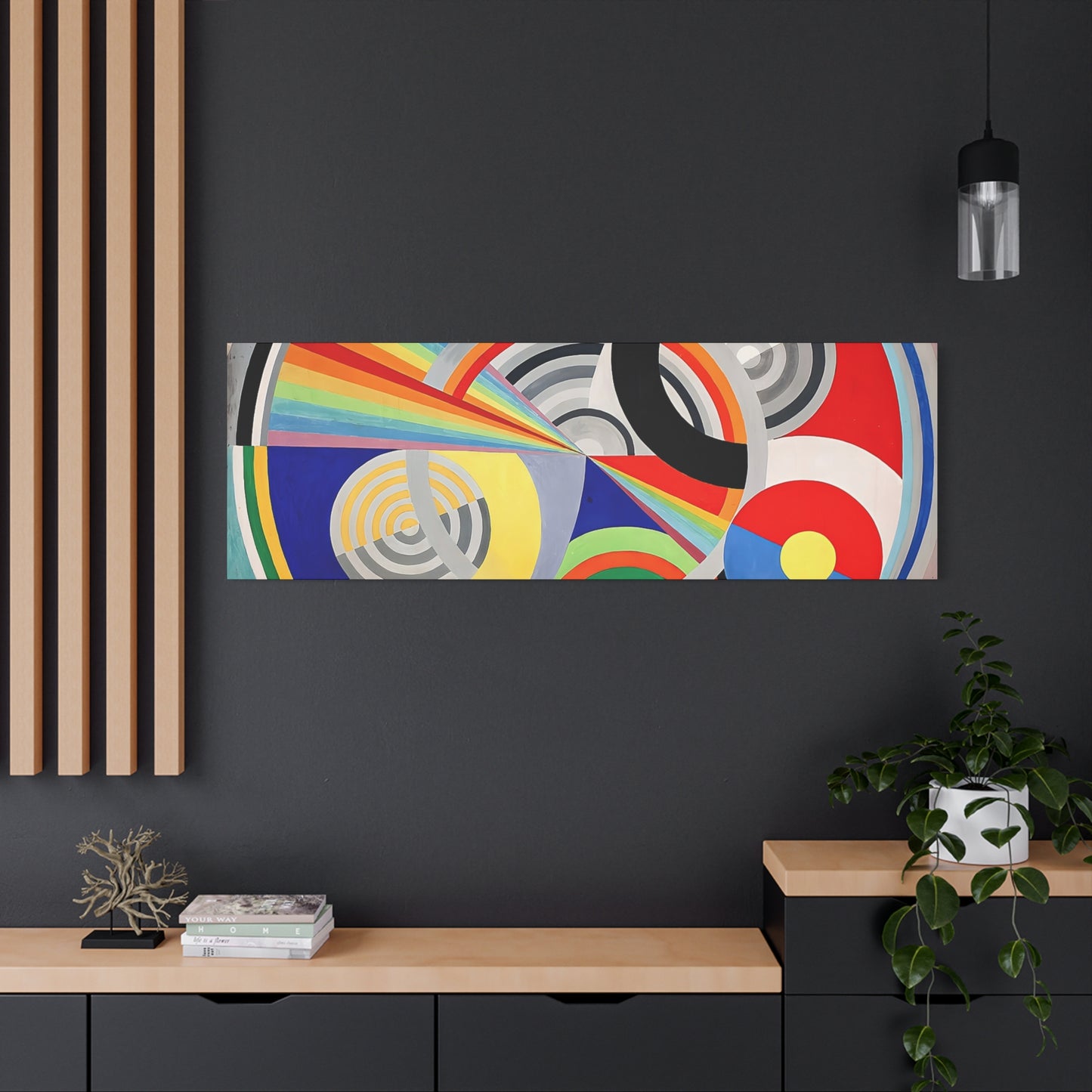 Rythme numéro 1 (1938) by Robert Delaunay / Reproduction Fine Art sur Toile / Large Epaisseur 3.2 cm - 1.25 inch