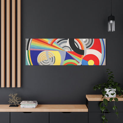 Rythme numéro 1 (1938) by Robert Delaunay / Reproduction Fine Art sur Toile / Large Epaisseur 3.2 cm - 1.25 inch