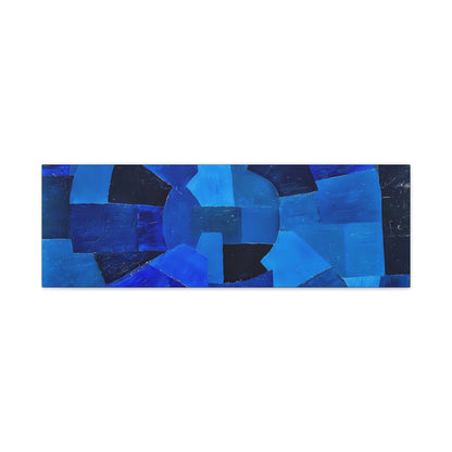 Komposition in Blau (1931) by Otto Freundlich  / Reproduction Fine Art sur Toile / Epaisseur 3,2cm - 1'25 po
