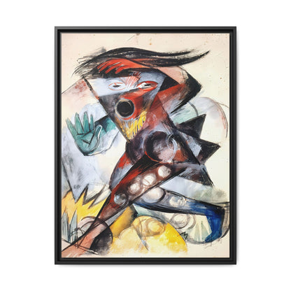 Caliban (1914) by Franz Marc / Toile encadrée sur caisse américaine