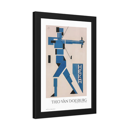 Design for Poster (1919) by Theo van Doesburg  / Affiche Encadrée série ART's Collection