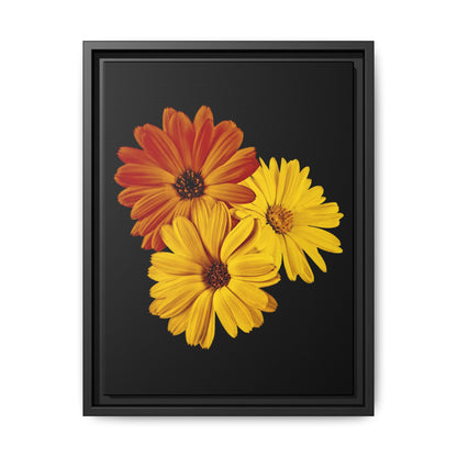 Collection Signature "FLORAL Numéro 4" sur Toile encadrée avec caisse américaine