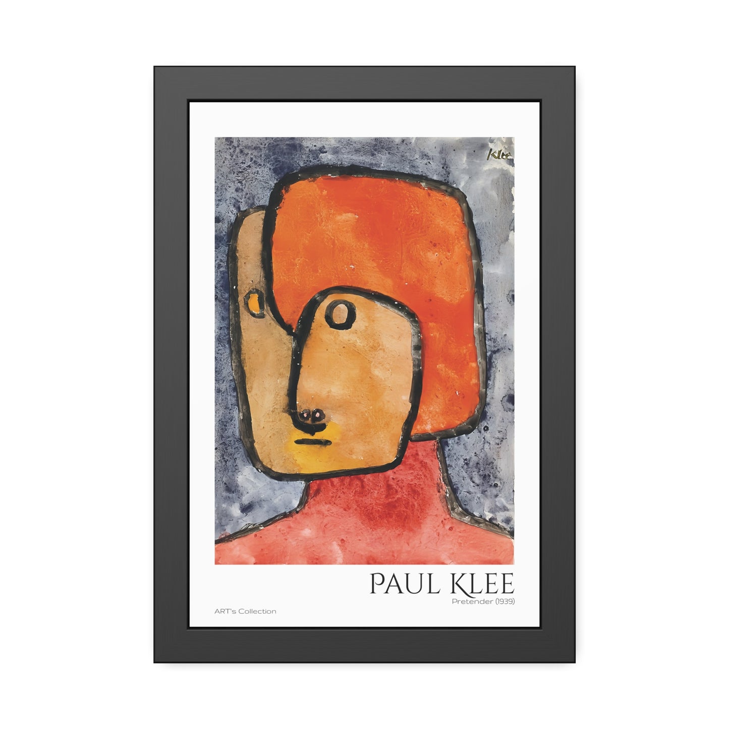 Pretender (1939)  by Paul Klee / Affiche Encadrée série ART's Collection