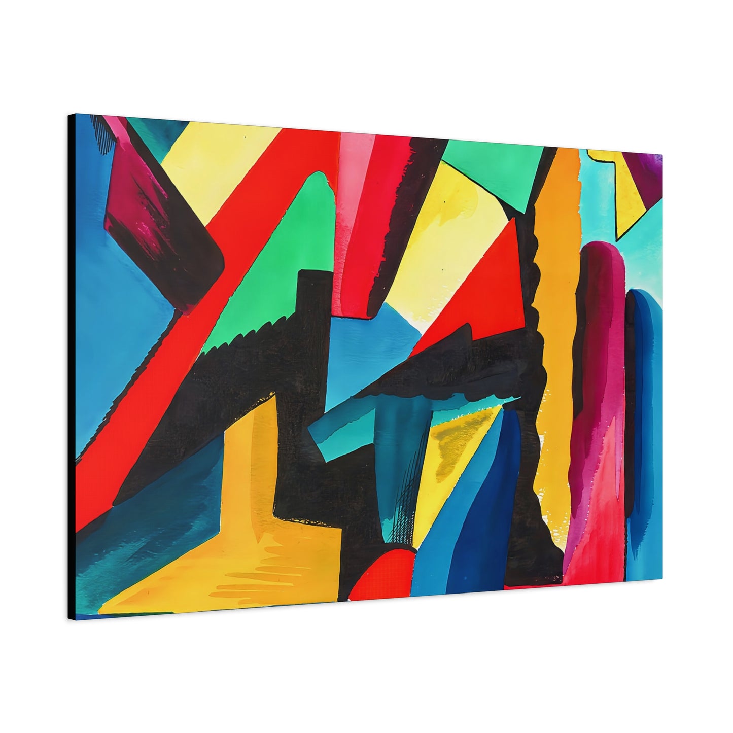 Ohne Titel II (around 1928) by Karl Wiener / Reproduction Fine Art sur Toile / Flanc Large Epaisseur 3.2 cm - 1.25 inch