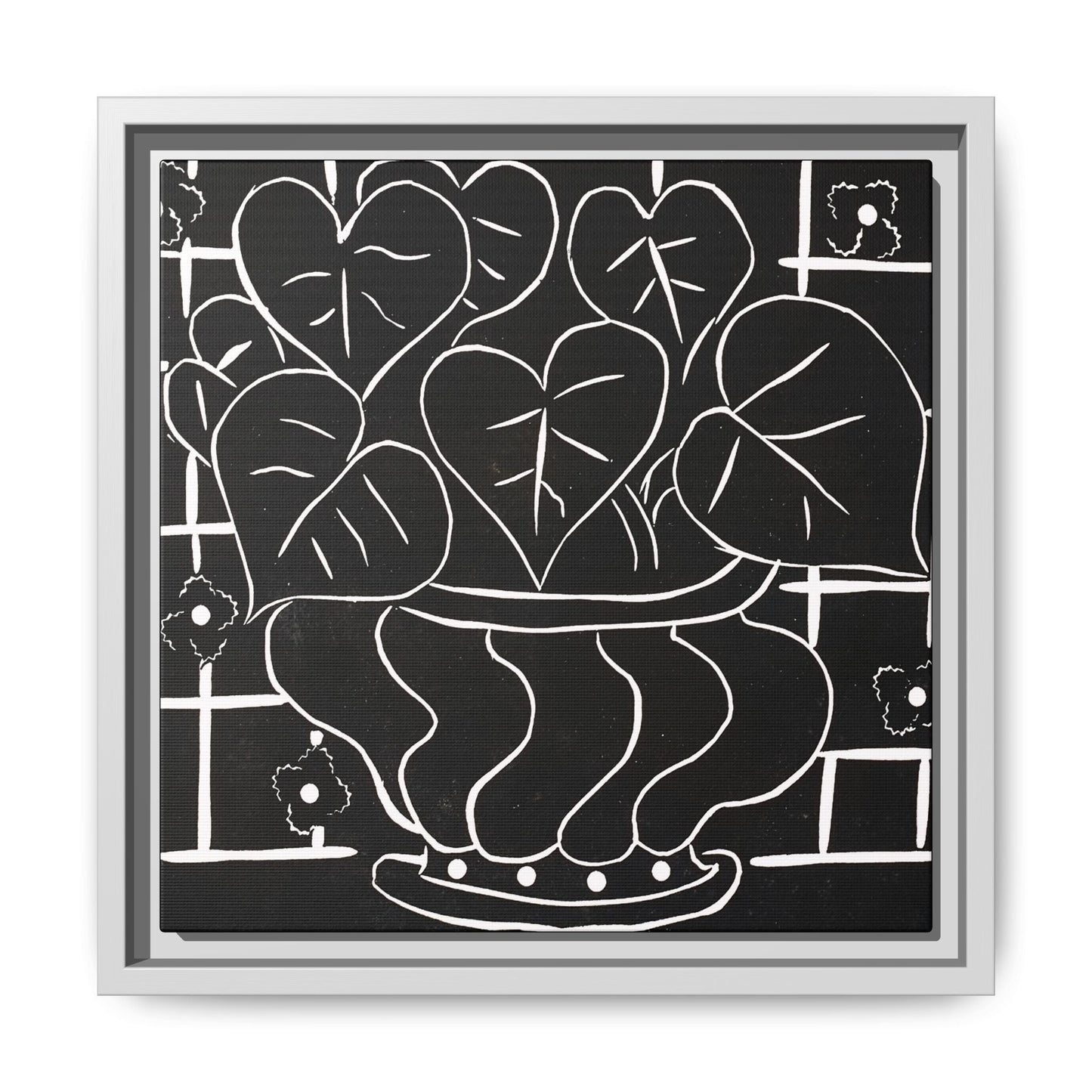 Corbeille de bégonias I (1938) by Henri Matisse / Toile encadrée sur caisse américaine