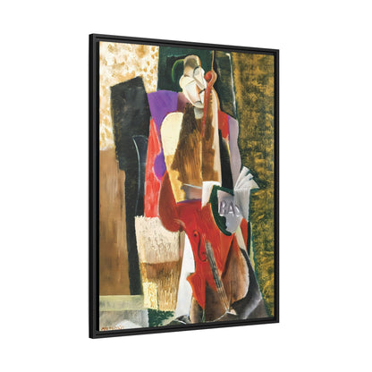 The Cellist (1917) by Max Weber  / Toile encadrée sur caisse américaine