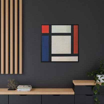 Contra-Composition (1927-28) by Theo van Doesburg  / Toile encadrée sur caisse américaine
