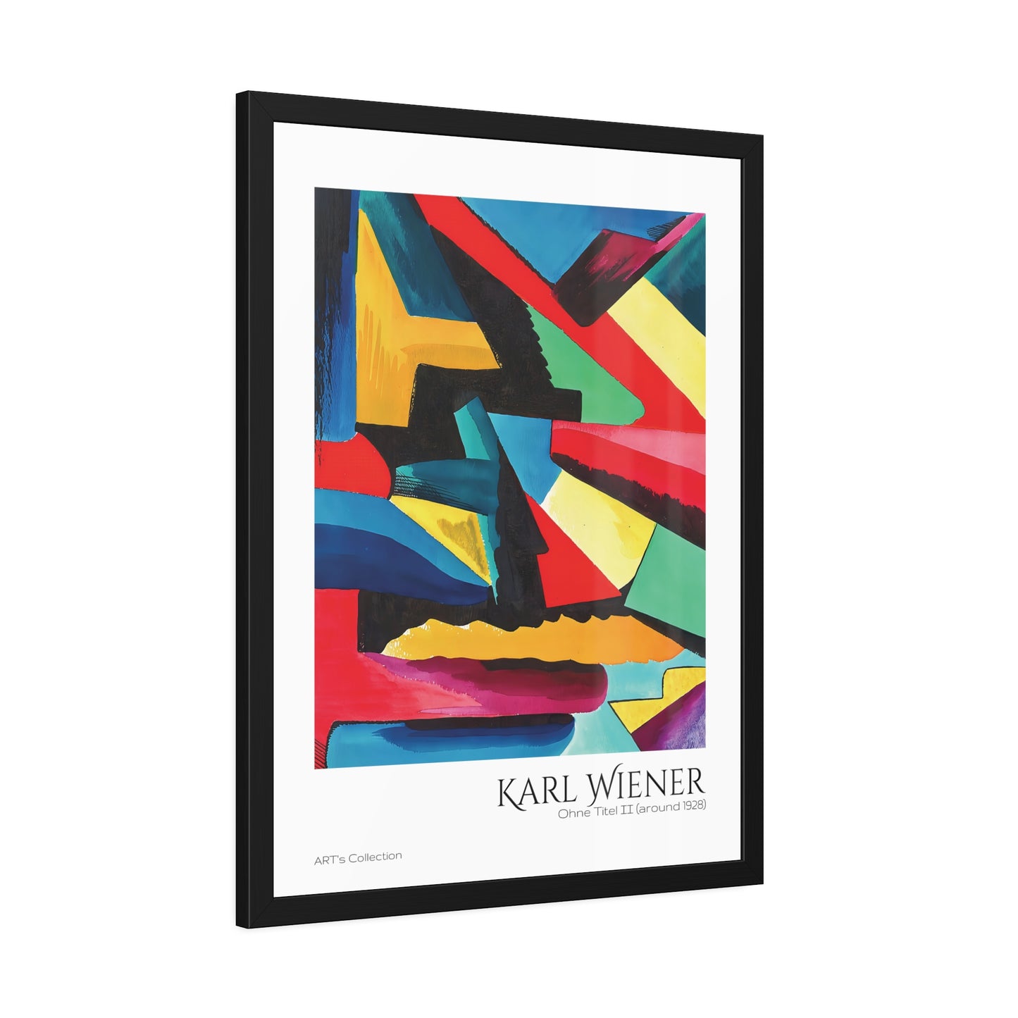 Ohne Titel II (around 1928) by Karl Wiener / Affiche Encadrée série ART's Collection