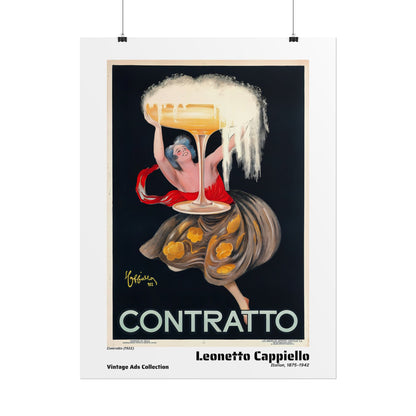 Contratto (1922) by Leonetto Cappiello / Affiche imprimée - Série Vintage Ads Collection