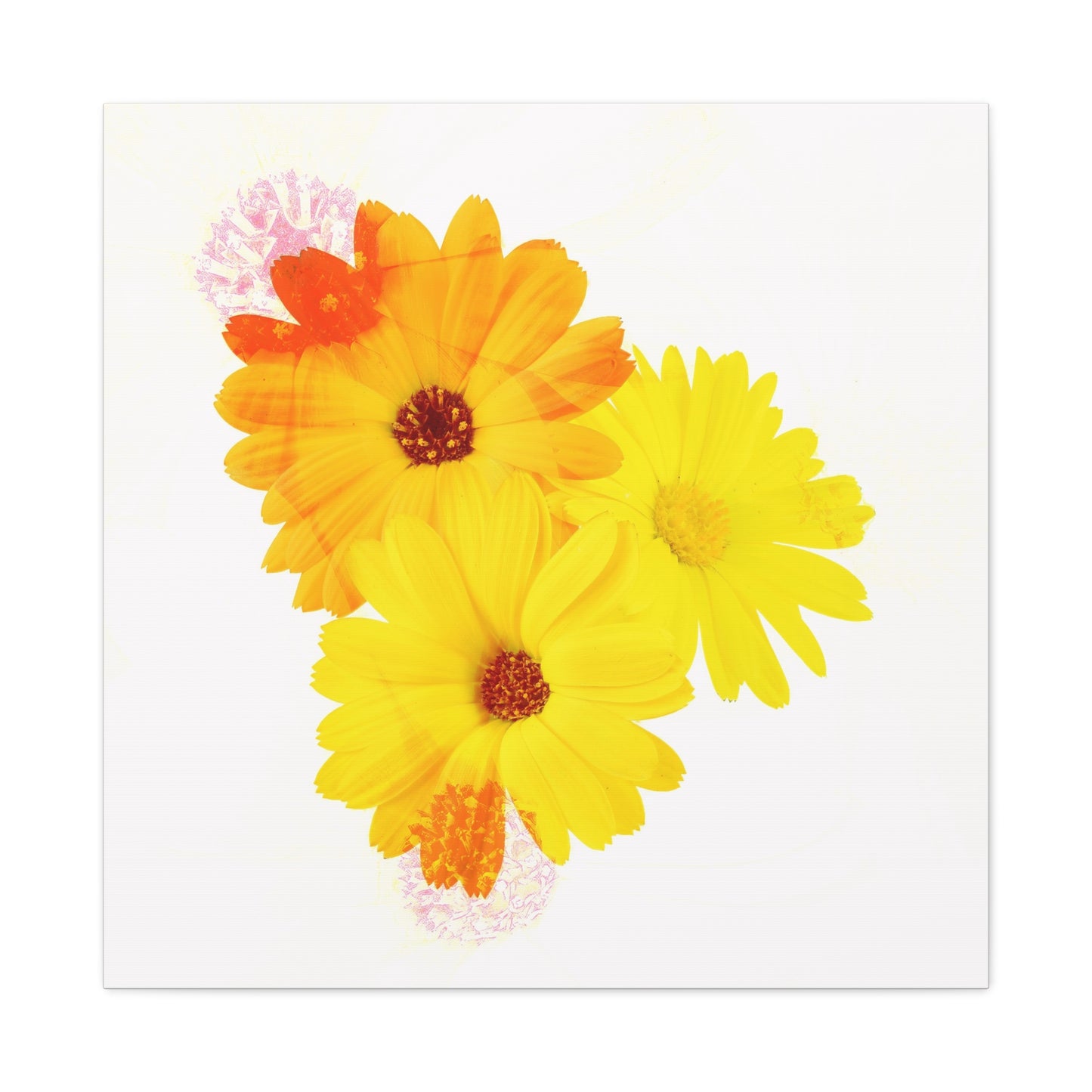 Collection Signature "FLORAL Numéro 16" sur Toile Fine Art sur Toile / Epaisseur 3,2cm - 1'25 po