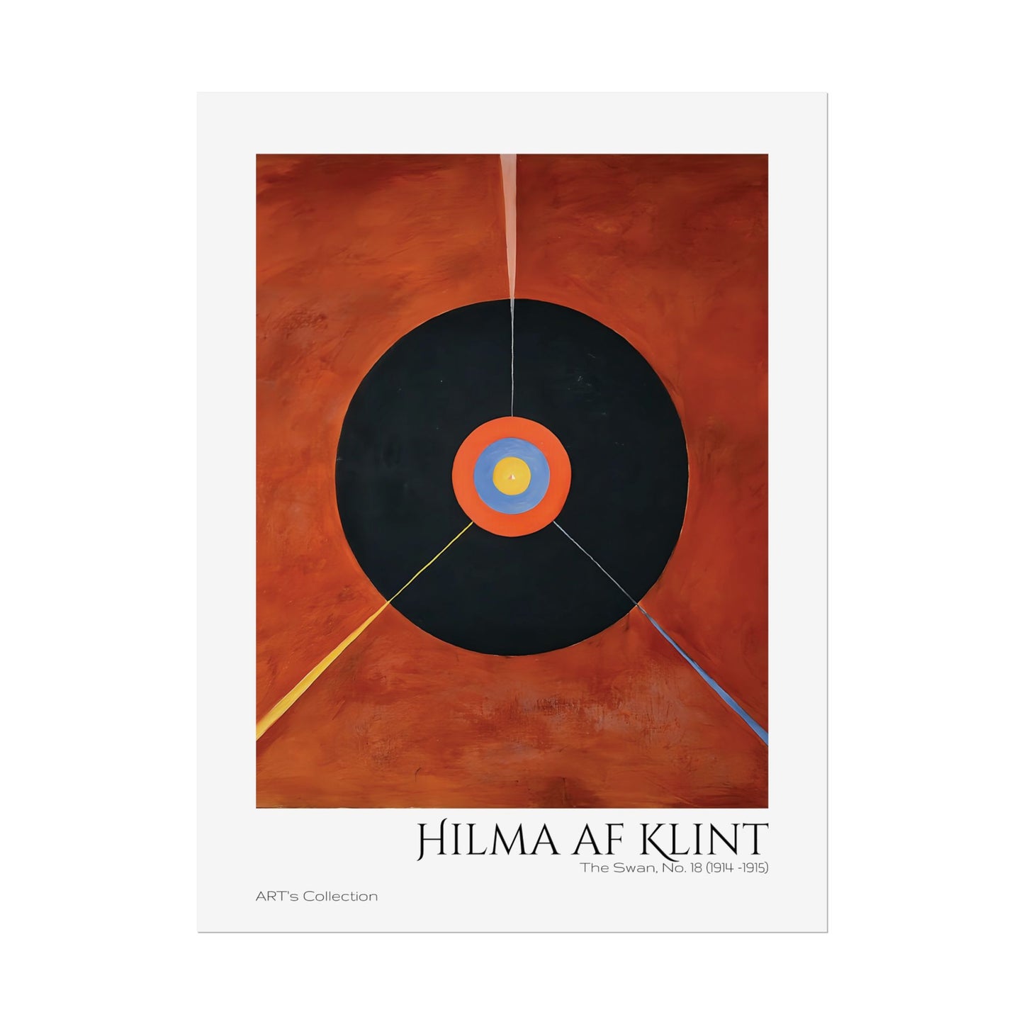 The Swan, No. 18 (1914 -1915) by Hilma af Klint  / Affiche imprimée - Série ART's Collection