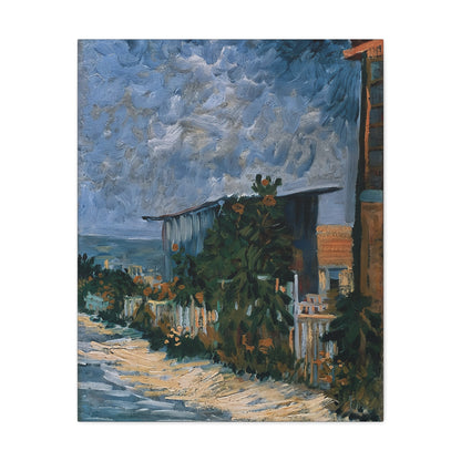 Shelter on Montmartre (1887) by Vincent van Gogh  / Reproduction Fine Art sur Toile / Epaisseur 3,2cm - 1'25 po