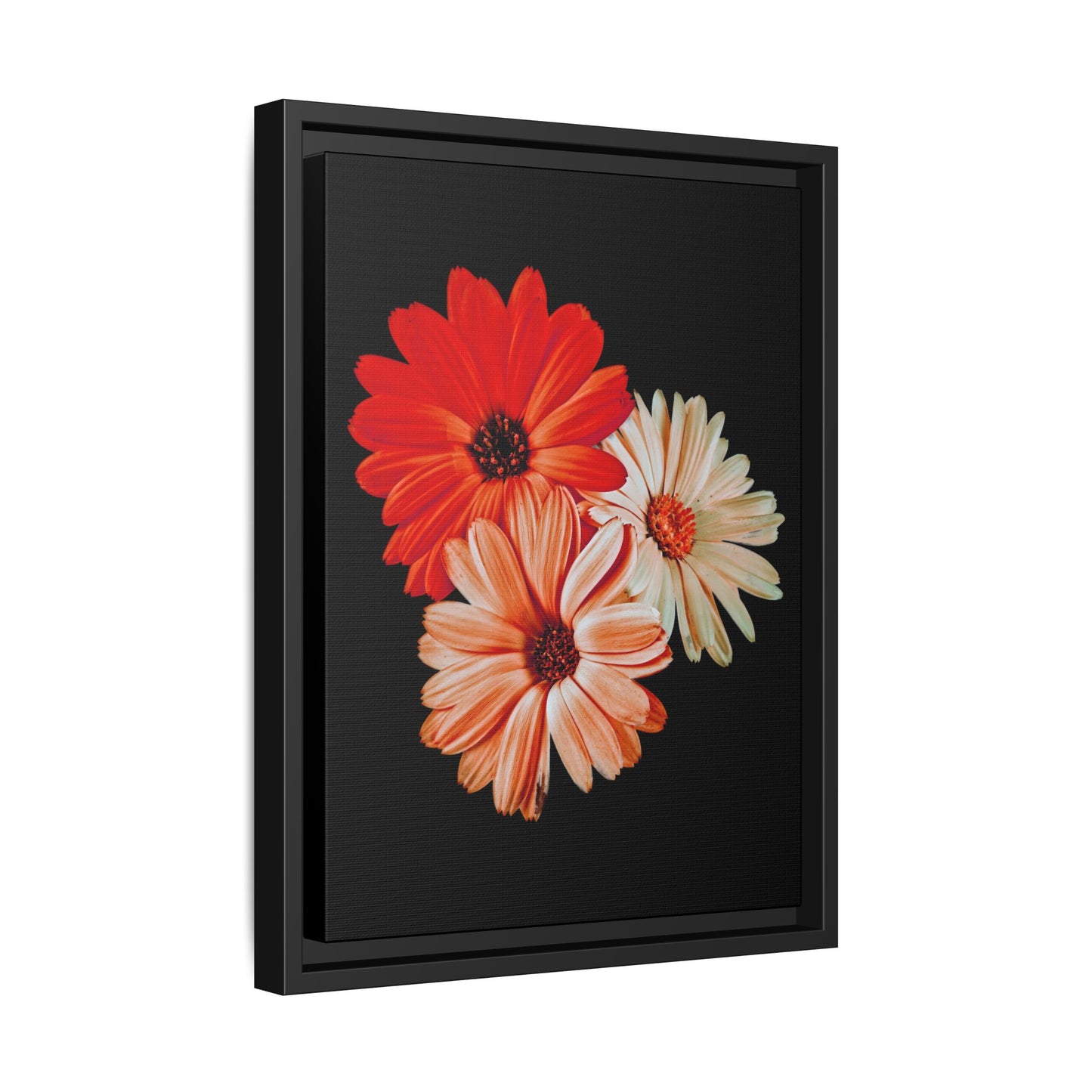 Collection Signature "FLORAL Numéro 7" sur Toile encadrée avec caisse américaine