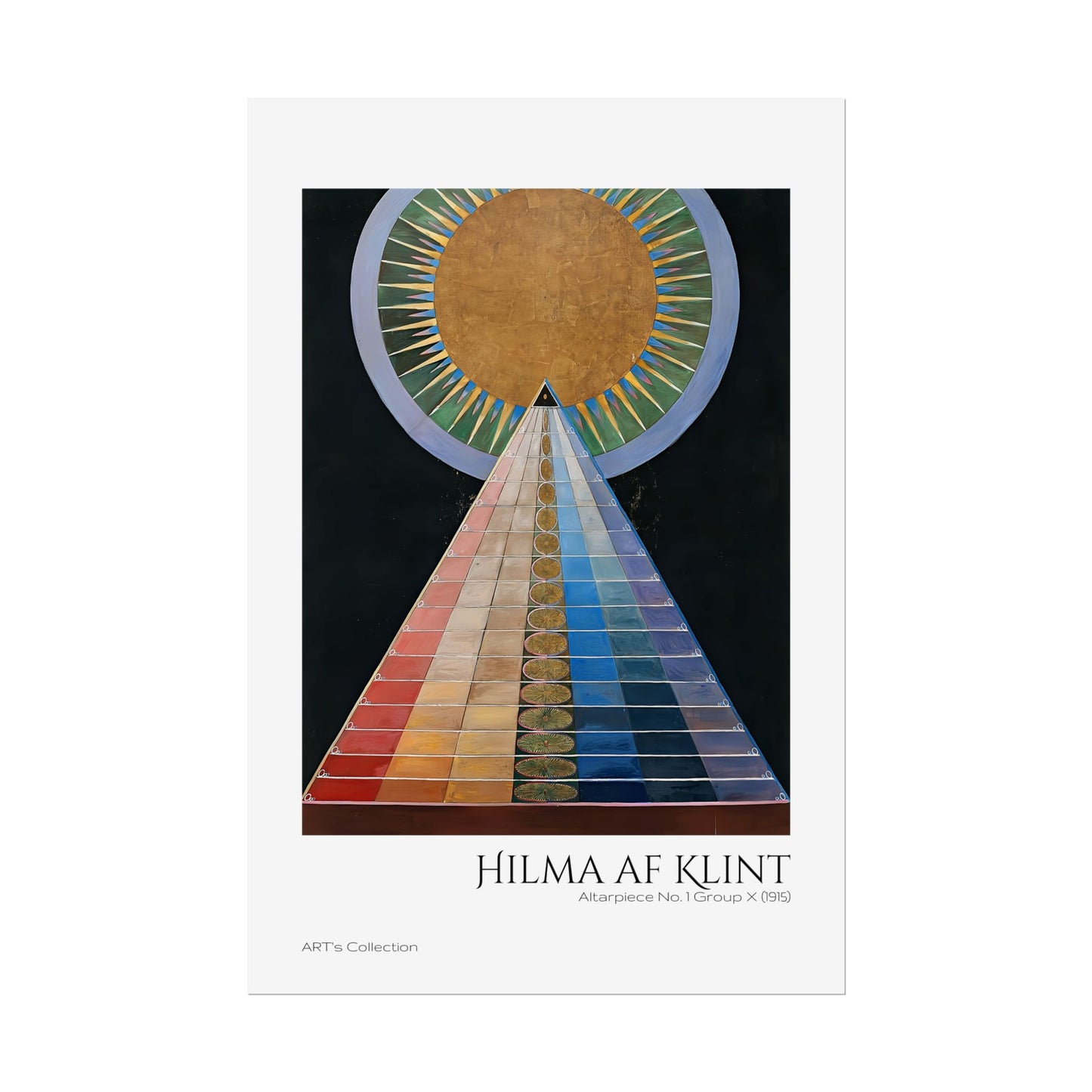 Altarpiece No. 1 Group X (1915) by Hilma af Klint  / Affiche imprimée - Série ART's Collection