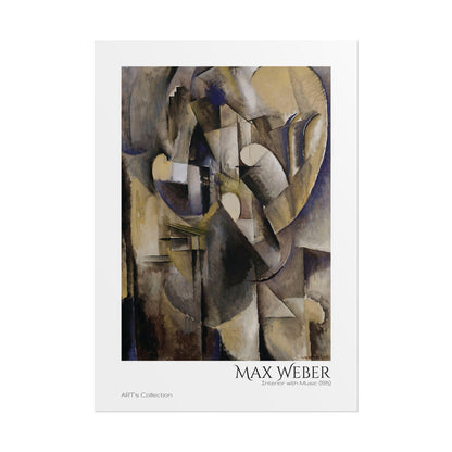 Interior with Music (1915) by Max Weber / Affiche imprimée - Série ART's Collection