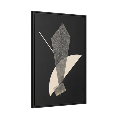 Konstruktion V (1923) by László Moholy-Nagy  / Toile encadrée sur caisse américaine