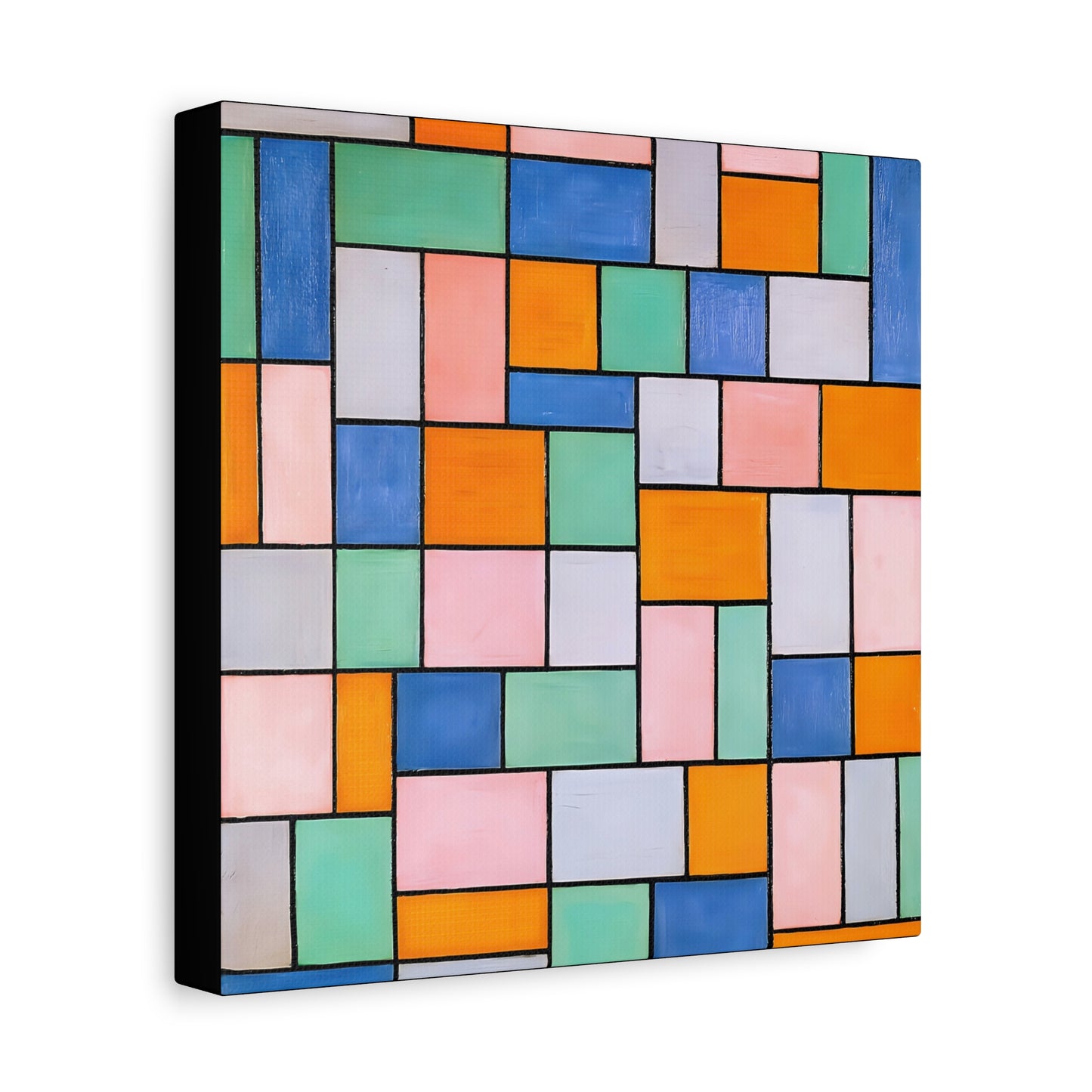 Composition in dissonances (1919) by Theo van Doesburg  / Reproduction Fine Art sur Toile / Epaisseur 3.2 cm - 1.25 inch