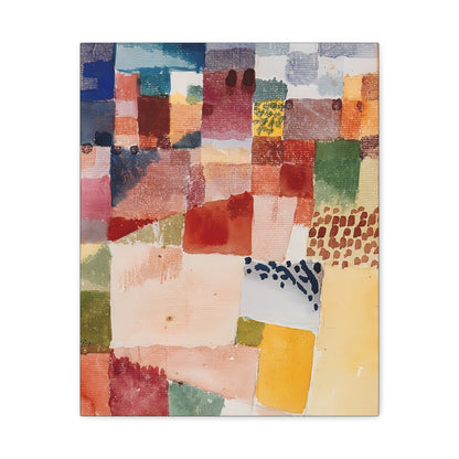 Motif from Hammamet (1914) by Paul Klee  / Reproduction Fine Art sur Toile / Epaisseur 3,2cm - 1'25 po