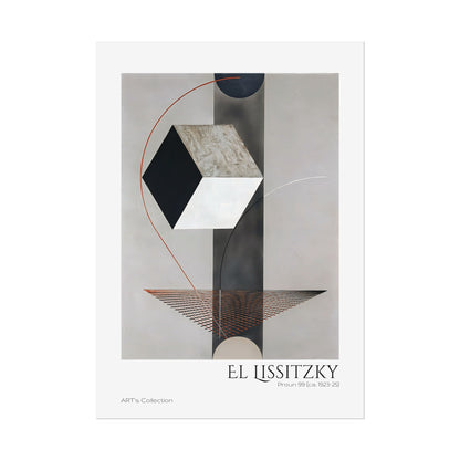 Proun 99 (ca. 1923-1925) by El Lissitzky / Affiche imprimée - Série ART's Collection