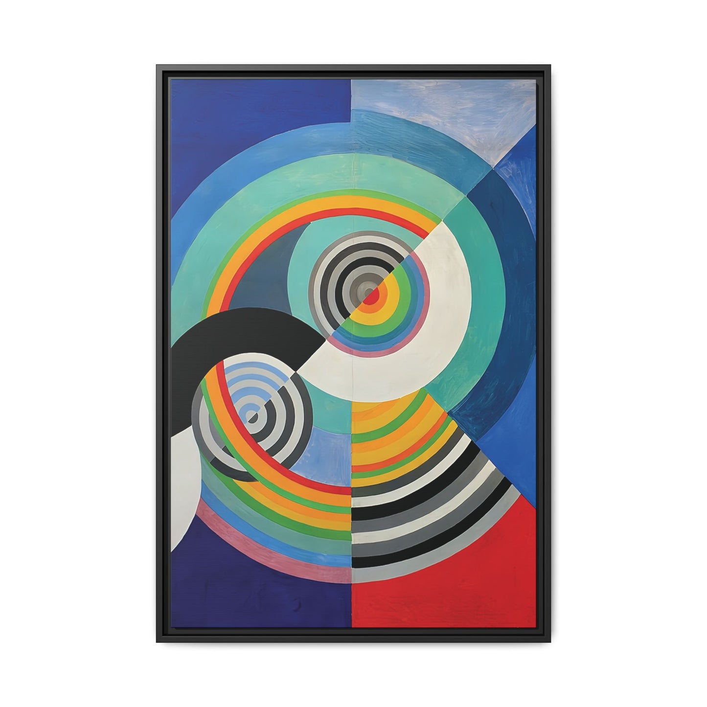 Rythme Numéro 3 (1938)  by Robert Delaunay  / Toile encadrée sur caisse américaine