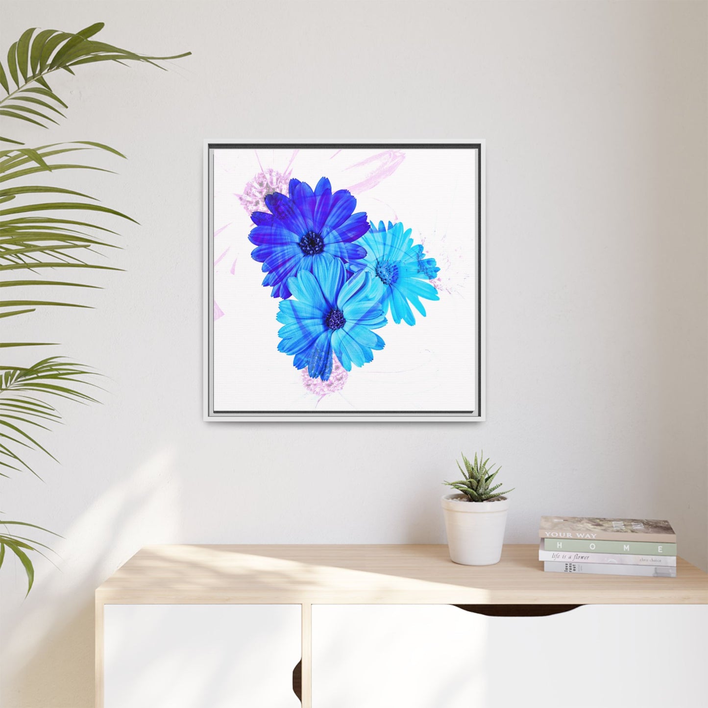 Collection Signature "FLORAL Numéro 11" sur Toile encadrée avec caisse américaine