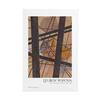 Raum-Kraft Komposition (1921-1922) by Lyubov Popova / Affiche imprimée - Série ART's Collection