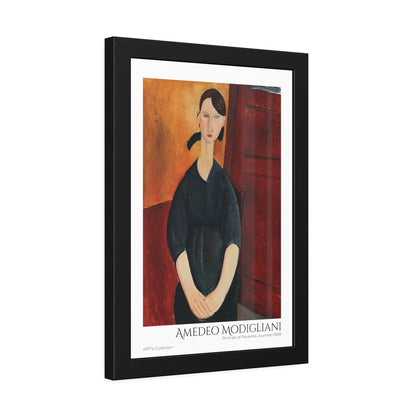 Portrait of Paulette Jourdain (1919)  by Amedeo Modigliani  / Affiche Encadrée série ART's Collection