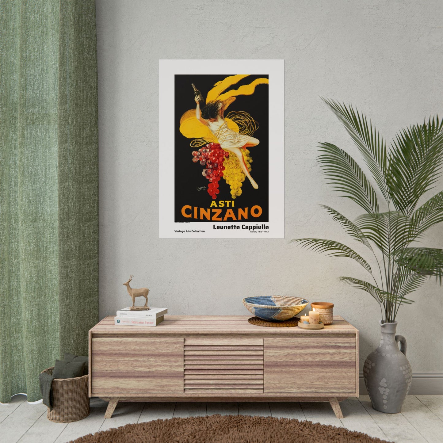Asti Cinzano (1910) by Leonetto Cappiello / Affiche imprimée - Série Vintage Ads Collection