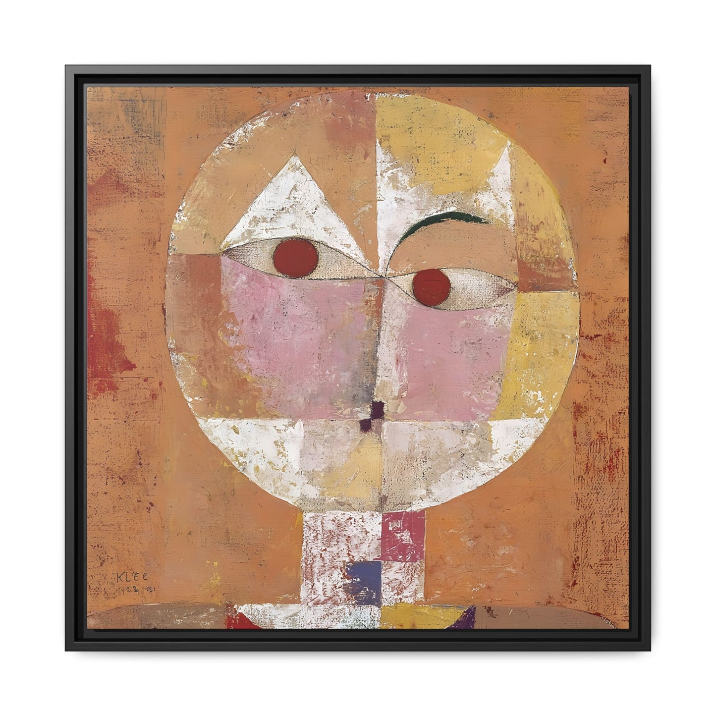 Senecio - Soon to be Aged (1922) by Paul Klee  / Toile encadrée sur caisse américaine
