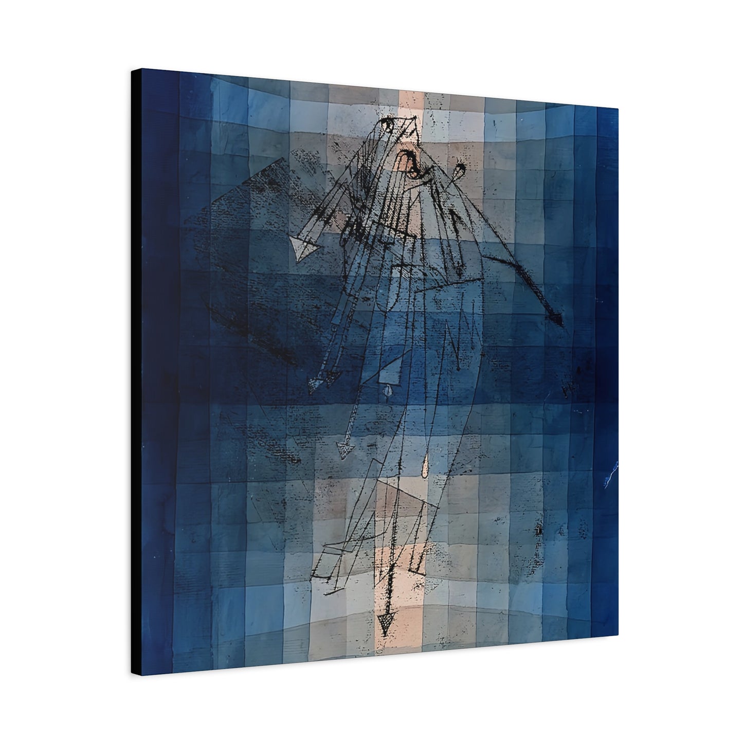 Dance of Moth (1923) by Paul Klee  / Reproduction Fine Art sur Toile / Epaisseur 3.2 cm - 1.25 inch